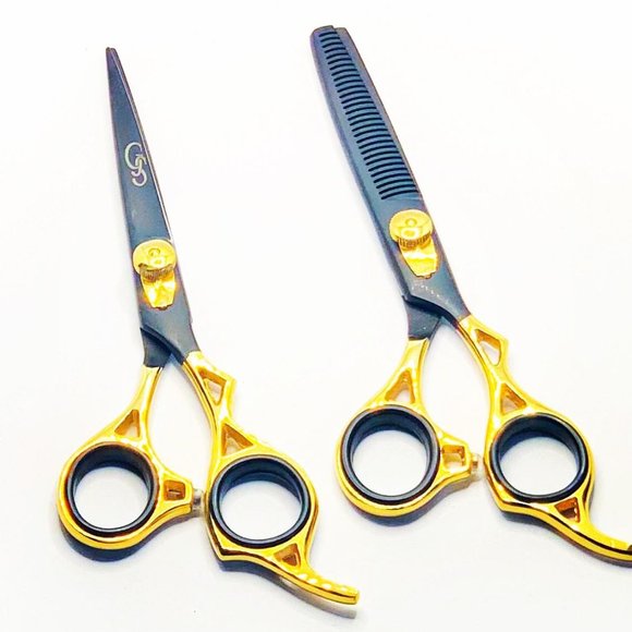 Barber Scissor Set Cutting And Thinning Shears - Picture 1 of 3